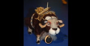 Musk Ox felted armature and artifacts